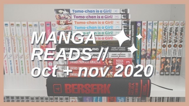'manga reads // nov & oct 2020 (surprise food unboxing!)'