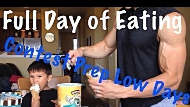 'IIFYM Contest Prep Full Day of Eating Natural Bodybuilding T-Minus 20 Days'