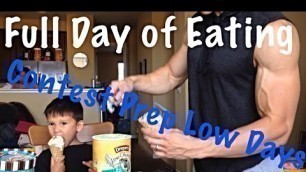'IIFYM Contest Prep Full Day of Eating Natural Bodybuilding T-Minus 20 Days'