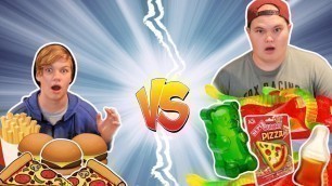 'GUMMY vs REAL - You EAT it I\'ll PAY for it!!!'