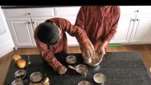 'How To Make Panchamrutham | Recipe Tutorial in Sanskrit'