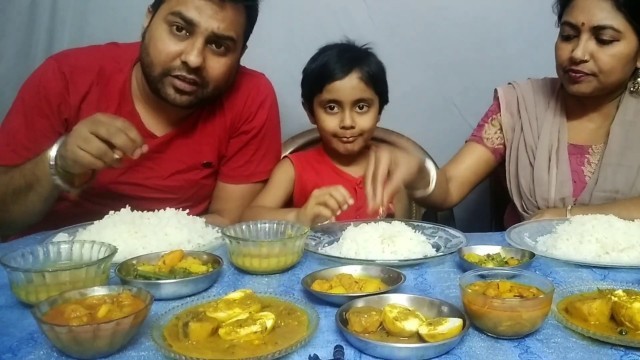 'Food Mukbang Indian Spicy & Delicious Lunch | Badshahi Egg Curry'