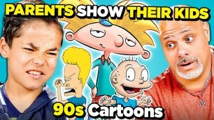 'Kids React to 90s Cartoons For The First Time! (Rugrats, Hey Arnold!, Beavis and Butt-Head)'