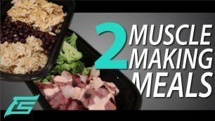 'Bodybuilding Crockpot Chicken and Grilled Beef Kebabs | 2 for 1 Meal Prep'