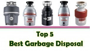 'Top 5 Best Garbage Disposal | Best Garbage Disposal For The Money'