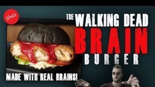 'Lamb BRAIN Burger from GRILL\'D (The Walking Dead Burger)'