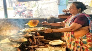 'Tirupathi Egg Dosa Making | Amazing Indian Street Food | Hardcore Street Food'