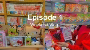 'Weekend Vlog; thrifting, manga store, little tokyo, and food.'