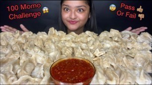 '100 MOMO EATING CHALLENGE 