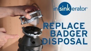 'Replace InSinkErator Badger with Badger Disposal'