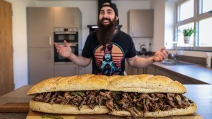 'THE MONSTER PHILLY CHEESESTEAK CHALLENGE | C.O.B. Ep.152'