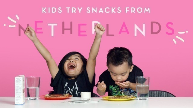 'Snacks from the Netherlands | Kids Try | HiHo Kids'