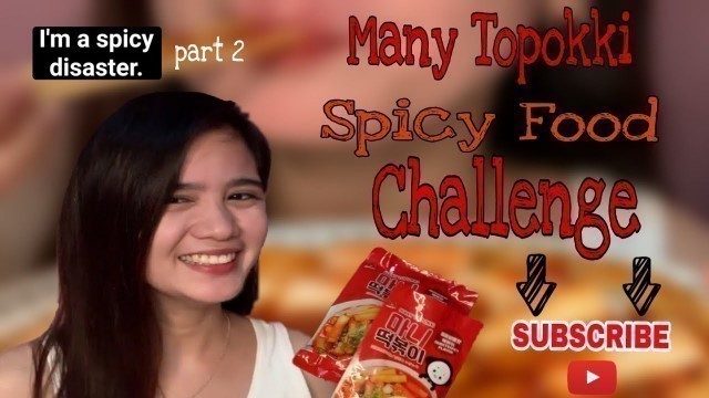 'MANY TOPOKKI SPICY FOOD CHALLENGE || VLOG 15'
