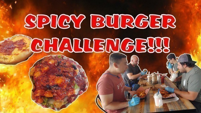 'Spicy Burger Challenge at Little Bitty Burger Barn'