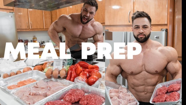 'MUSCLE BUILDING MEALS |  HOW TO MEAL PREP & GROCERY SHOPPING!'