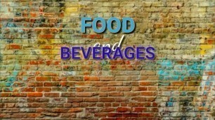 'FOOD and BEVERAGE SERVICES batch 2017/ my own personal vlog about me'
