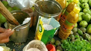 'SPECIAL Tasty Masala AMBARELLA  STAR FRUIT  GUAVA mixed -   Indian Street Food'