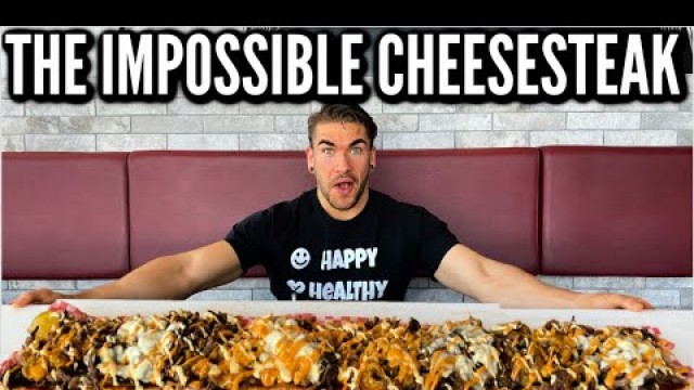 'INSANE CHEESESTEAK CHALLENGE! Giant Philly Cheesesteak Sandwich | Man Vs Food'