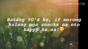 'Batang 90’s snacks'