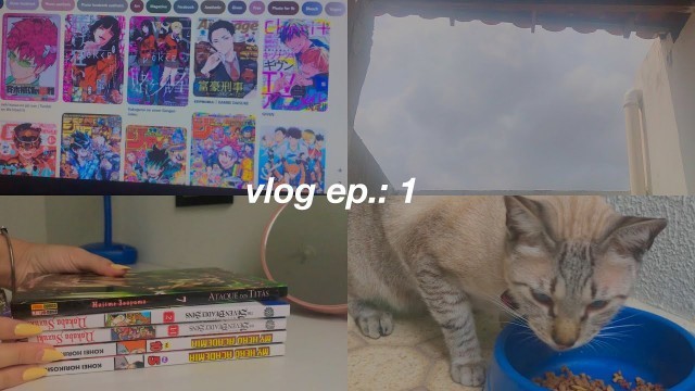 'vlog ep :: 1 | manga, anime & food!'