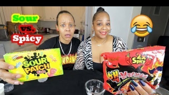 'SPICY FOOD VS SOUR FOOD CHALLENGE!'