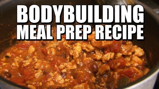 'Bodybuilding Meal Prep Recipe | Quick Easy Pumpki Chili'
