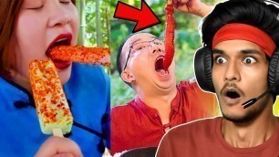 'People Eating Spicy Food Challenge Gone Wrong 