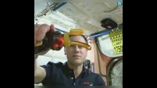 'Eating food in space'