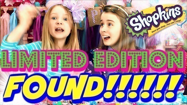 'SHOPKINS LIMITED EDITION FIND!!! KIDS REACT!! FOOD FAIR BLING D\'LISH DONUT FOUND!!'