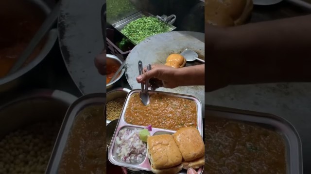 'Butter Masala Pav Bhaji | Kanpur Street Food | Indian Street Food | Humbhifoodie | #shorts'