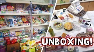 'Unboxing TINY REAL Convenience Store & Grocery Items (Food, Japan, Drinks, Manga Books!) - PART 2'
