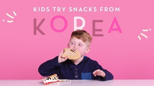 'Korean Snacks | Kids Try | HiHo Kids'