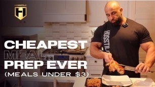 'CHEAPEST MEAL PREP EVER (meals under $3CDN) | Fouad Abiad'