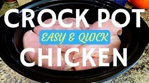 'How To Cook Crock Pot Chicken | Bodybuilding Cooking'