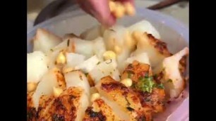 'Unlimited aalo masala chaat in Rs 40 | Indian street food #shorts'