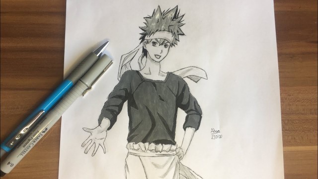 'Drawing SOMA from FOOD WARS || Manga Style'