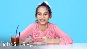 'Kids Try Iranian Food | Kids Try | HiHo Kids'