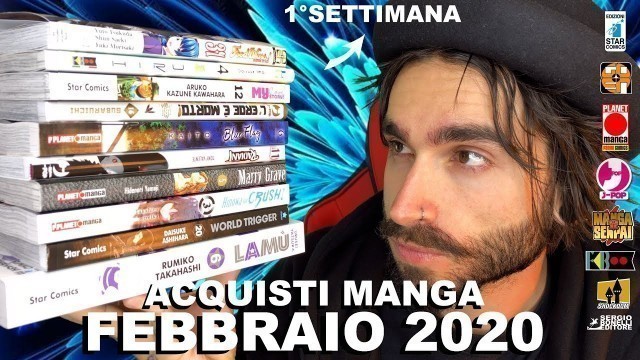 'ACQUISTI MANGA FEBBRAIO 2020 - 1° SETTIMANA'