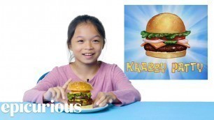 'Kids Try Famous Foods From Cartoons, From Spongebob to The Simpsons'
