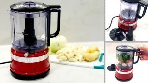 'KitchenAid 5 Cup Food Chopper with Blade and Whisk | Review and How to Use 2020'