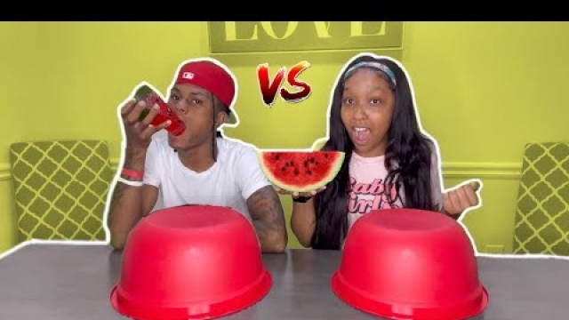 'REAL FOOD VS. GUMMY FOOD CHALLENGE ft. Taay | Boyfriend vs. Girlfriend'