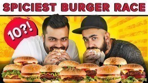 'Ultimate Burger Eating Challenge | Spicy Burgers | Delhi Food | Challenge Accepted'