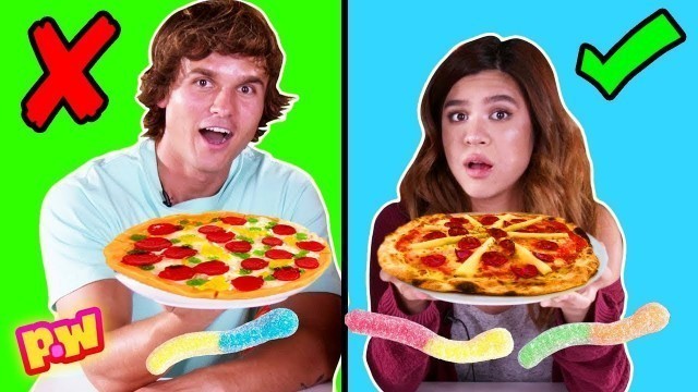 'Gummy Food vs Real Food Challenge! (Part 1) ~ Gummy vs real challenge taste test ~ pocket.watch'