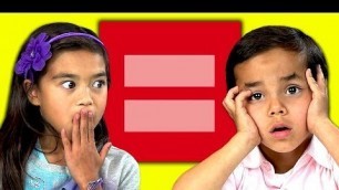 'Kids React to Gay Marriage'