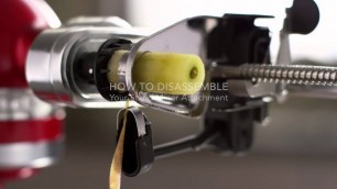 'How To: Use the Spiralizer Stand Mixer Attachment | KitchenAid'