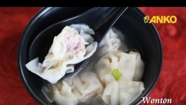 'How To Make Shrimp Wonton By ANKO Wonton Machine'