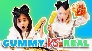 'ULTIMATE GUMMY VS. REAL FOOD CHALLENGE!'