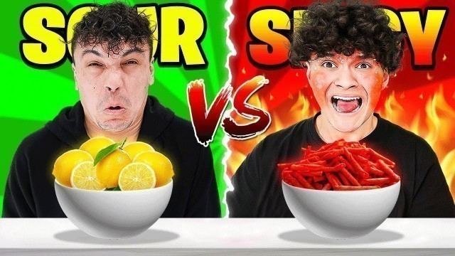 'SPICY FOOD VS SOUR FOOD CHALLENGE (EXTREME)'
