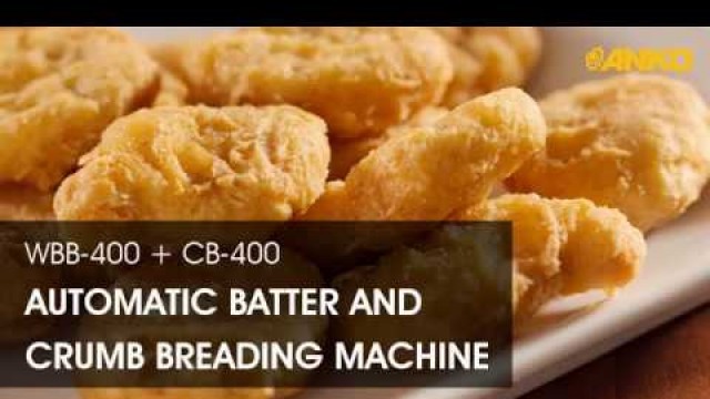 'ANKO Automatic Batter And Crumb Breading Production Line'