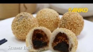 'How To Make Sesame Ball By ANKO Food Machine'